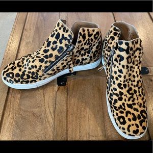 Steve Madden Animal Print Ankle Booties